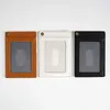 10pcs Card Holders PU One Piece Card Bag Work Certificate Access Card Protection Holster Mix Color