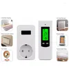 Smart Home Control Digital Temperature Controller Wireless Thermostat Heating Plastic EU Plug