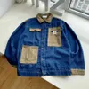 Carhartlys tasarımcı ceket en kaliteli moda vintage iş giysisi denim ceket ceket erkekler kadınlar hırka palto nakış paneli hip hop sweatshirt gevşek