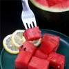 2-i-1 Watermelon Dicing Knife Dual Head Melon Fruit Divider Cutter Knife Stainless Steel Portable Lightweight Kitchen Tools LX5599