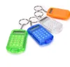8 siffror mini och lätt att bära kompakt nyckelringskalkylator nyckelkedja ring kreativ gratis