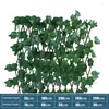 Fleurs décoratives EXTENSIBLE Feuille Artificielle Confidentialité Clôture Rouleau Mur Aménagement Paysager Écran DIY Jardin Extérieur Cour Balcon