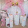 Party Decoration Style Wedding Event Furniture Hire Gold Mirror Plinth Stand for Stage Yudao977