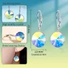 Balancent Lustre Malanda République Tchèque Cristal Boucles D'oreilles Pour Les Femmes De Mode Ruban Couleur Boucles D'oreilles Rondes Bijoux De Mariage Fille Cadeau 230515