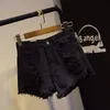 Frauen Shorts Shorts Frauen Lose Hohe Taille Zerrissene Weiße Denim Shorts frauen Sommer Ropa Mujer 230515