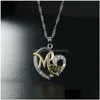 Pendant Necklaces Fashion Choker Necklace For Women Accessories New Mom Birthday Gifts Mothers Day Charms Jewelry Drop Delivery Penda Dhf0I