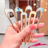 Hair Accessories Women Fashion Jewelry Clips Simple Gold Color U Shape Metal Sticks Elegant Hairpins Girl Barrette