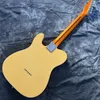 Benutzerdefinierte TL-E-Gitarre, cremefarbenes Ahorn-Griffbrett, kostenloser Versand