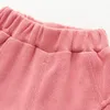 Calças calças infantis primavera e outono vestem roupas femininas para meninas de meninos meninos grandes moda de pp