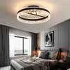 Lampadari Lampadario moderno a LED con telecomando per camera da letto Studio Soggiorno Appartamenti Illuminazione da interno a soffitto con montaggio semi-incasso