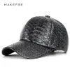 Gli uomini del berretto da baseball di modo cadono i cappelli di snapback hip-hop della protezione di cuoio del faux padre all'aperto adulto Gift183U