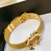 Designer Love Gold Gold Bracciale Spring Bracciale Gioielli Cuffi Progettato per donne in acciaio inossidabile all'ingrosso con scatola Qkjf