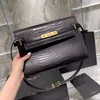 High quality Womens tote crossbody manhattan bag designer Luxury Leather shoulder satchel Messenger bag lady handbags famous Mens black clutch envelope bags strap