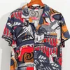 Мужские повседневные рубашки летние абстрактные и художественные градиентные печати гавайский язык для мужчин пляжного отдыха в стиле уличная одежда мужская одежда мужская одежда