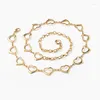 Cintos Correla de cintura Doce Hollow Mulheres elegantes Flores de coração 90 Acessórios decorativos de Metal de 2 cm de metal 2023