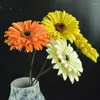 Fleurs décoratives 9 cm/1 pièces branche de fleurs séchées naturelles artisanat Gerbera bricolage affichage vraie touche faveur de mariage décoration florale cadeau Eternelle Rose