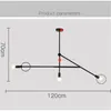 ペンダントランプモダンミニマリスト錬鉄製のシャンデリアハイエンドエルロビーリビングルームインテリア照明装飾ダイニング