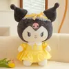 Animais de pelúcia Sete tipos Tipos de desenho animado Toys de pelúcia adorável kuromi 30 cm e 40cm bonecas