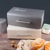 Organizacja metalowa nowoczesna pudełko do przechowywania chleba z pokrywką na blat kuchenny Organizator żywności pojemnik do przechowywania do domu