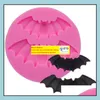 Formy do pieczenia Halloween Sile Bat Mody