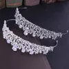 Luxury Rhinestone Headpieces for Bride Crystal Wedding Hair Tiaras Popular Fashion Jewelry for Females Gift