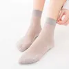 Chaussettes Bonneterie 10 Paires Femmes D'été Transparent Mince Mignon Chaussettes Ensemble Cool Respirant Dames Japonais Kaii Soie Chaussettes Ensemble Pour Les Femmes en gros P230515