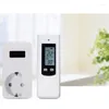 Controle da casa inteligente Controlador de temperatura digital Termostato Aquecimento de termostato Plugue da UE plástico