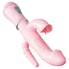 3in1 Rabbit Masturbators Dildo Sex Slicking Vagina G-Spot Stimulator Anal Vibrator For Women Adult Toys Products