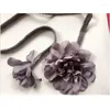 Belts Fashion Dress Waist Chain Women's Three-dimensional Large Flower Rope Korean Woven Decorative Tassel Small Belt