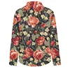 Chemises décontractées pour hommes Cloudstyle hommes chemise à imprimé floral motif de fleurs à manches longues vêtements boutonnés printemps automne surdimensionné S-7XL