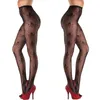 Frauen Socken Verkauf Sexy Hohl Sheer Fishnet Strumpfhosen Halloween Kostüm Schädel Jacquard Strumpfhosen Gothic Punk Schwarze Strümpfe BP 8