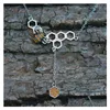 Hänge halsband gåva ihålig honungskam bikuphalsband söt honungskaka bikupa geometrisk hexagon charmkedja älskare lycklig smycken dhiad