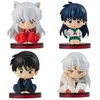 Action Toy Figure 10cm Q Version Anime Inuyasha Figure Change Face Sesshomaru Action PVC Figure Model Toys Modello da collezione Toy Gift