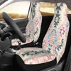 Coprisedili per auto Tessuto Kilim pastello testurizzato Modello adatto a qualsiasi furgone Camper SUV Stampa 3D Arte etnica turca Copriauto 2 pezzi