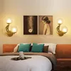Lâmpadas de parede Lâmpada criativa moderna quarto de cama iluminação LED LED SALA INTERIOR SALA DE CABELA DE CABEÇA DE CABEÇA luzes