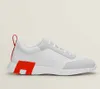 10A Scarpe casual da uomo di lusso Bouncing SNEAKER sneakers da passeggio estive in pelle di vitello bianca e suole basse in gomma con lacci scarpe da ginnastica leggere con scatola 38-46