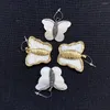 Breloques coquille pendentif en forme de papillon nacre d'eau douce bijoux pour collier à faire soi-même accessoires en gros