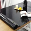 テーブルクロスソフトガラスのテーブルクロス防水と油抵抗性キッチンダイニングプロテクターカバー透明