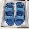 Sandalen mode magie tape strand sandaal voor vrouw dikke zool open teen rome schoen multicolor zomervakantie vakantie schoen echt leer 230515