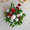 Dekorativa blommor 100 cm party firande bröllop dekoration bakgrund väg blommor rad konstgjord arrangemang bord boll