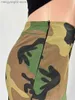 Dames shorts S-3XL Camo onregelmatige shorts rokken vrouwen zomerbanden zipper achteraan recht rokbroek alle bijpassende culottes t230515