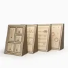 Jewelry Pouches Wood PU Display Props Leather Luxury Earring Necklace Holder Ring Storage Box Shop Show Tray For Jewelrys