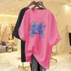 Womens T-shirt 2023 Zomer Korte Mouw Gedrukt T-shirt Vrouwen Kleding Losse Zoete Stijl Tees Vrouwelijke Top PDlj591 P230515