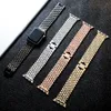 Milanese Loop Armband Correa Straps For Apple Watch Ultra 49mm Band Series 8 7 6 SE 5 41mm 45mm 44mm 42mm Luxury Stainless Steel Metal Strap Fit IWatch 4 3 Desginers