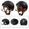 Cascos de motocicleta HNJ Casco de cara abierta Moto Casque Hombres y mujeres Four Seasons General Half Motorbiker Scooter Riding