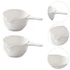 Set di stoviglie 2 pezzi Ciotole per immersione in ceramica con manico Piatti per salsa di soia Antipasto Degustazione Condimento Dessert Piatto da portata