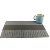 Tafelmatten placemat set van 4 omkeerbare keukendecor geweven placemats voor huisdiner decoratieve multi -kleuren