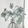Dekorativa blommor Fem-gaffel Palm Fake Flower Simulation Plant spridd svansblad Phoenix Bambu Home Wedding Pography Decoration
