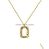 Anhänger Halsketten Mode Kostüm Accessoires Schmuck Österreichischer Kristall Geometrisch Oval Sonne Gold Statement Frauen Halskette Whol Dhgarden Dh1P8