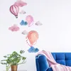 Barnens leksaks klistermärken Cartoon Hot Air Balloon Cloud Wall Sticker för barnrum Dekoration Mural Bedroom Home Decal Decals Nursery Stickers Wallpaper